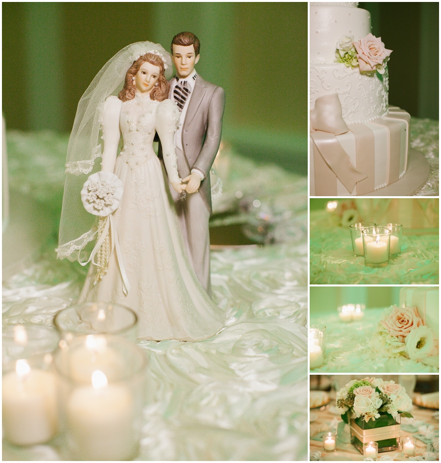 classic bride and groom wedding topper