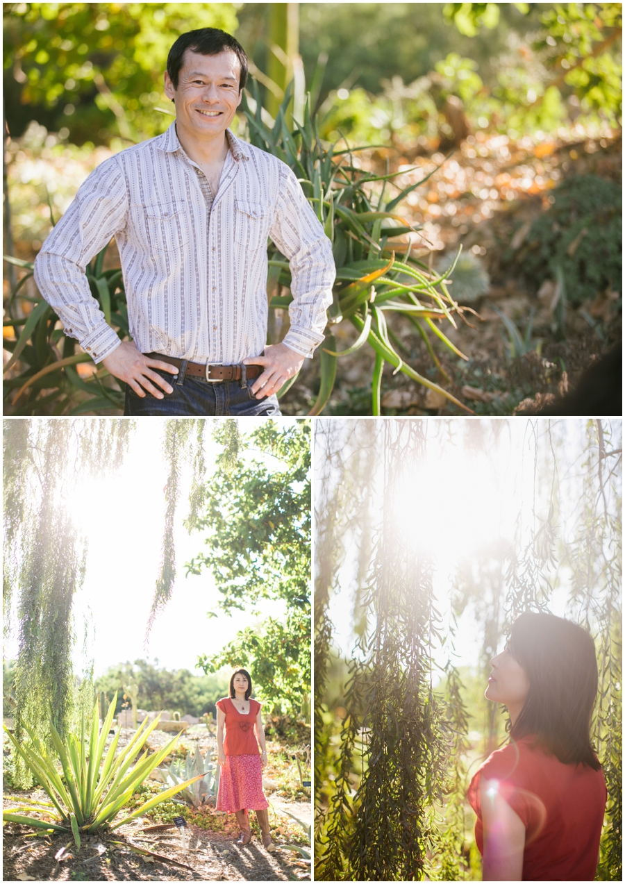 South Coast Botanic Garden Couples Portraits