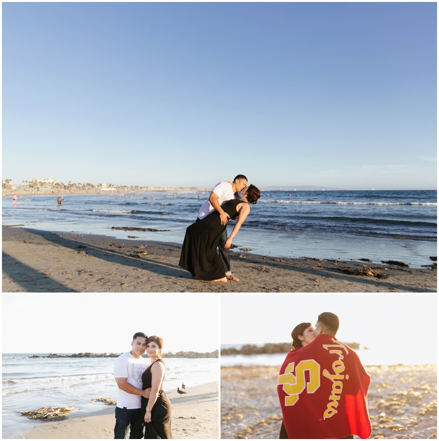 Romantic Venice Beach Engagement Photos