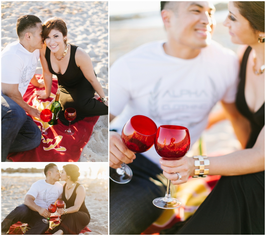 Romantic Venice Beach Engagement Photos