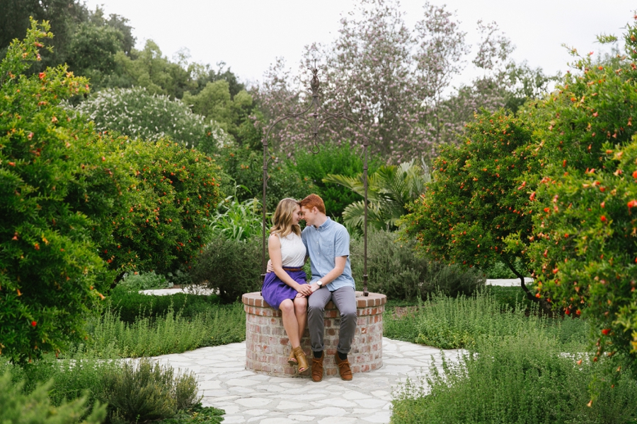 Romantic Engagement Photos at Los Angeles Arboretum