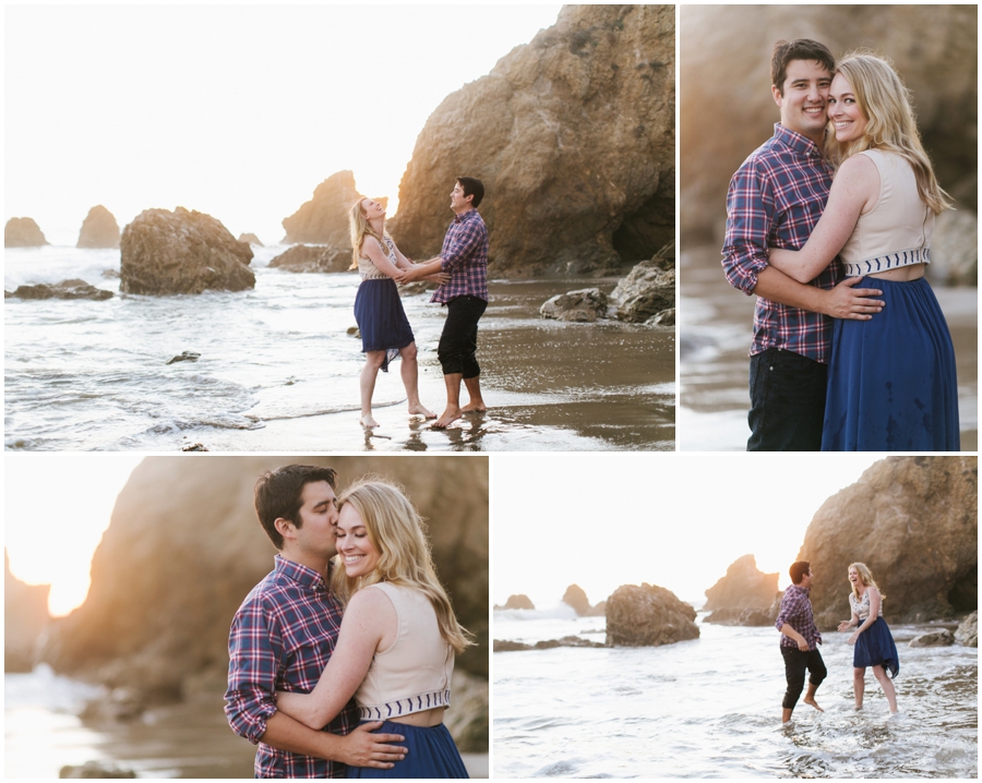 Romantic Malibu Engagement Photos