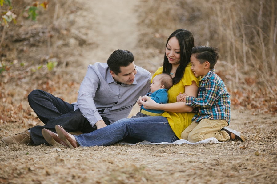 Family photos at Griffith Park